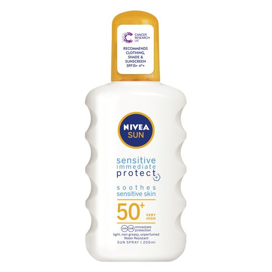 Nivea Sun Spray Sensitive Soothing Spray Spf50+ 200Ml