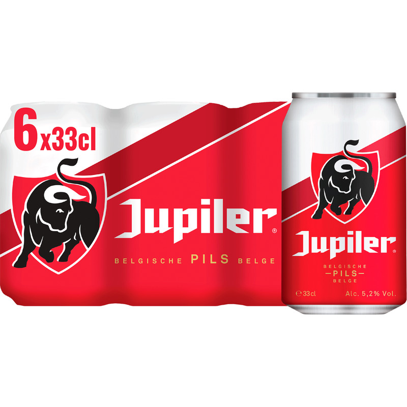 Jupiler Belgian lager 6-pack